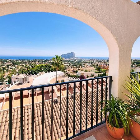 Apartmán The View: Sea, Mountain, Terrace, Swimming Pool Calpe Exteriér fotografie