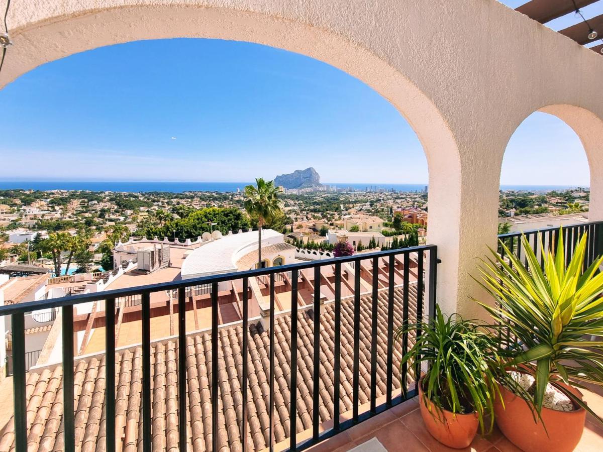 Apartmán The View: Sea, Mountain, Terrace, Swimming Pool Calpe Exteriér fotografie