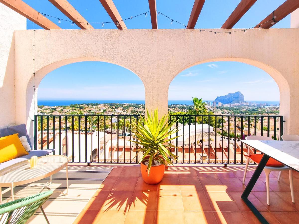 Apartmán The View: Sea, Mountain, Terrace, Swimming Pool Calpe Exteriér fotografie