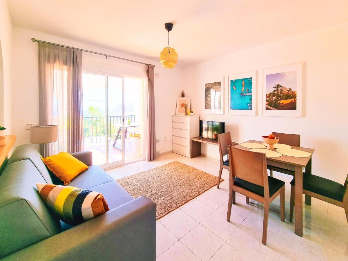 Apartmán The View: Sea, Mountain, Terrace, Swimming Pool Calpe Exteriér fotografie