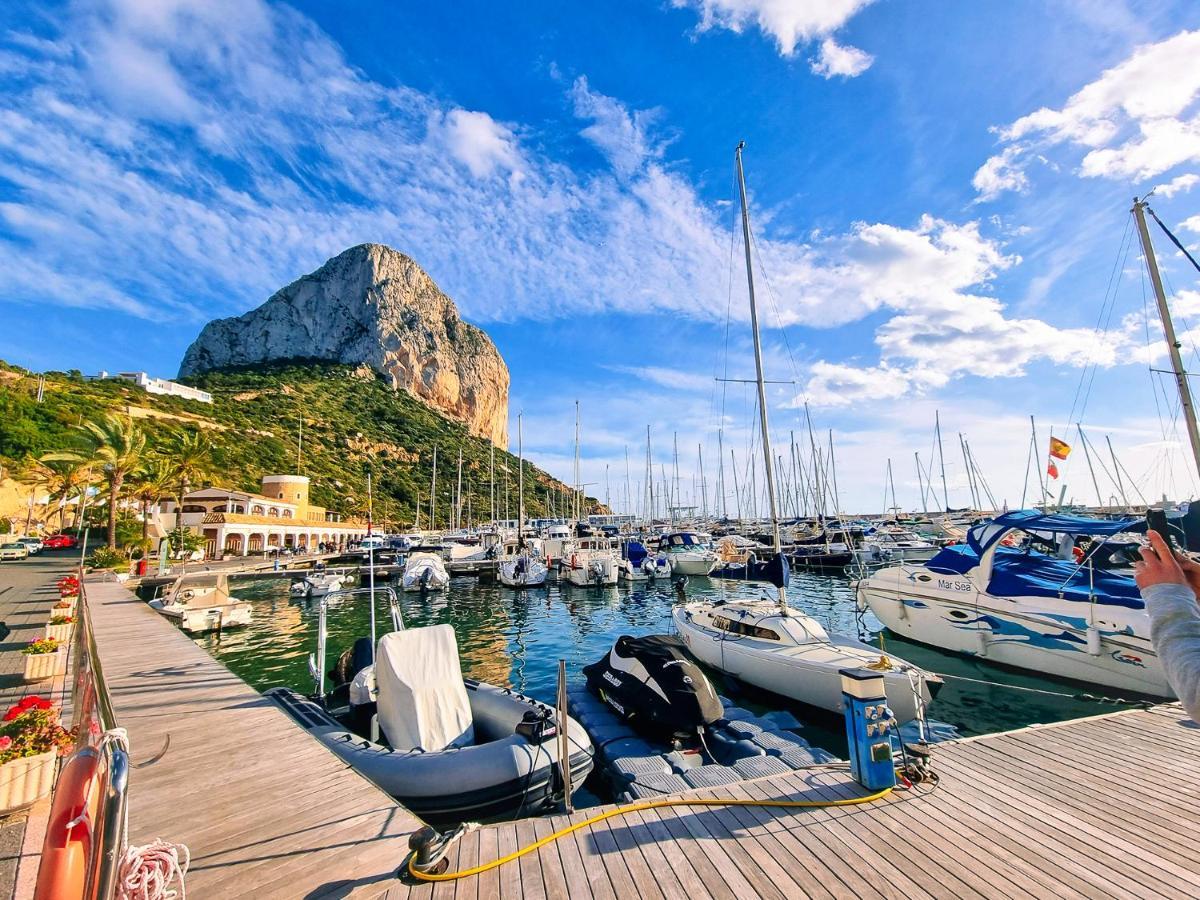 Apartmán The View: Sea, Mountain, Terrace, Swimming Pool Calpe Exteriér fotografie